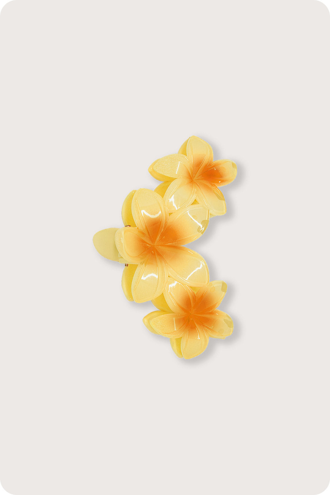 3 Hawaiian Flower - Yellow